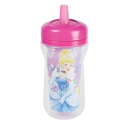 The First Years Princess Insulated Straw Cup, (Multicolor)
