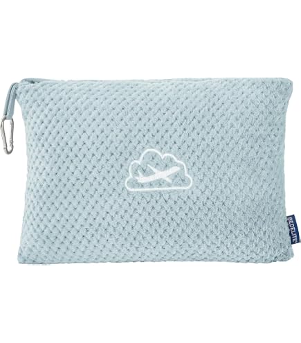 Couverture Et Oreiller De Voyage 2 En 1 Doux Avec Ceinture Bagage - Compacte Pour Avion Et Longs Trajets