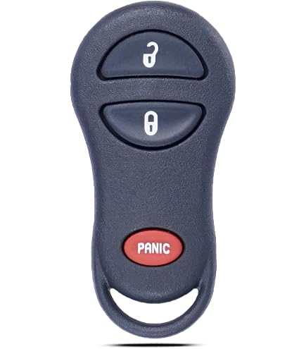 Lezhey Key Fob Replacement Fits for Chrysler Town Country Voyager Dodge Grand Caravan Dakota Durango Ram Truck Plymouth Prowler Smart Car Keyless Entry Remote Control Start Key Fob GQ43VT17T/04686481