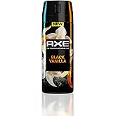 AXE Aluminium-Free Deodorant Body Spray, Travel Size, Black Vanilla 1 Pack, 72 Hour Odor Protection, Orange + Sandalwood, 1 Oz Each