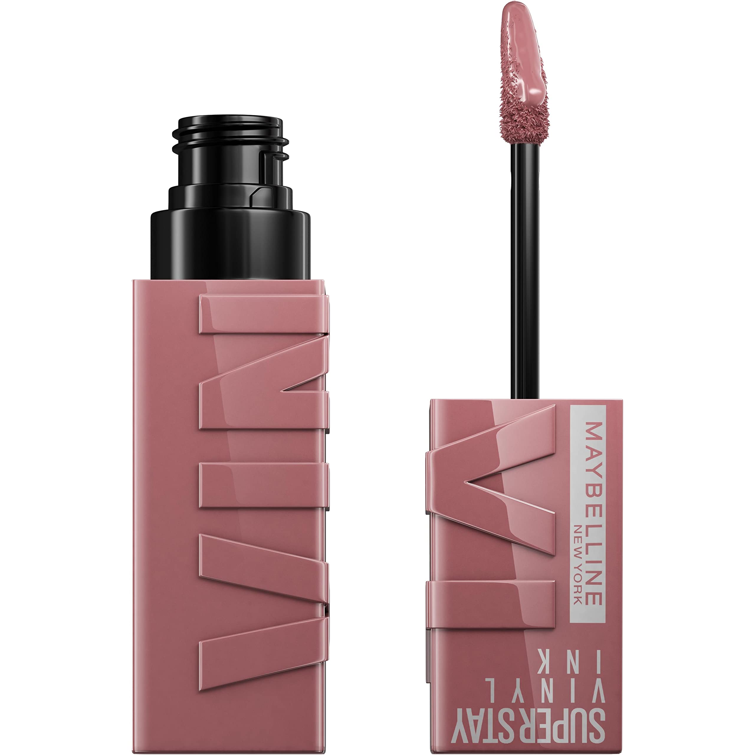 Maybelline New York Super Stay Vinyl Ink Liquid Lip Colour, 16HR Long-Lasting, Ultra-Pigmented, Smudge & Transfer-Proof, High Shine Finish, Vegan Formula for Comfortable Wear, Shade: 110 Awestruck — image 1