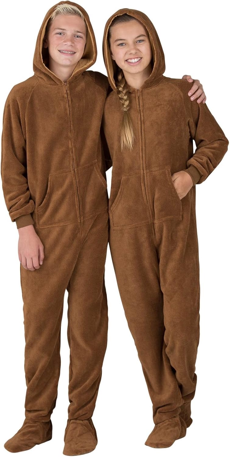 teddy bear footie pajamas