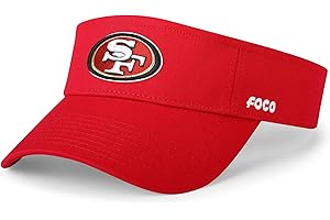 FOCO NFL Mens NFL Team Logo Visor Hat Caps
