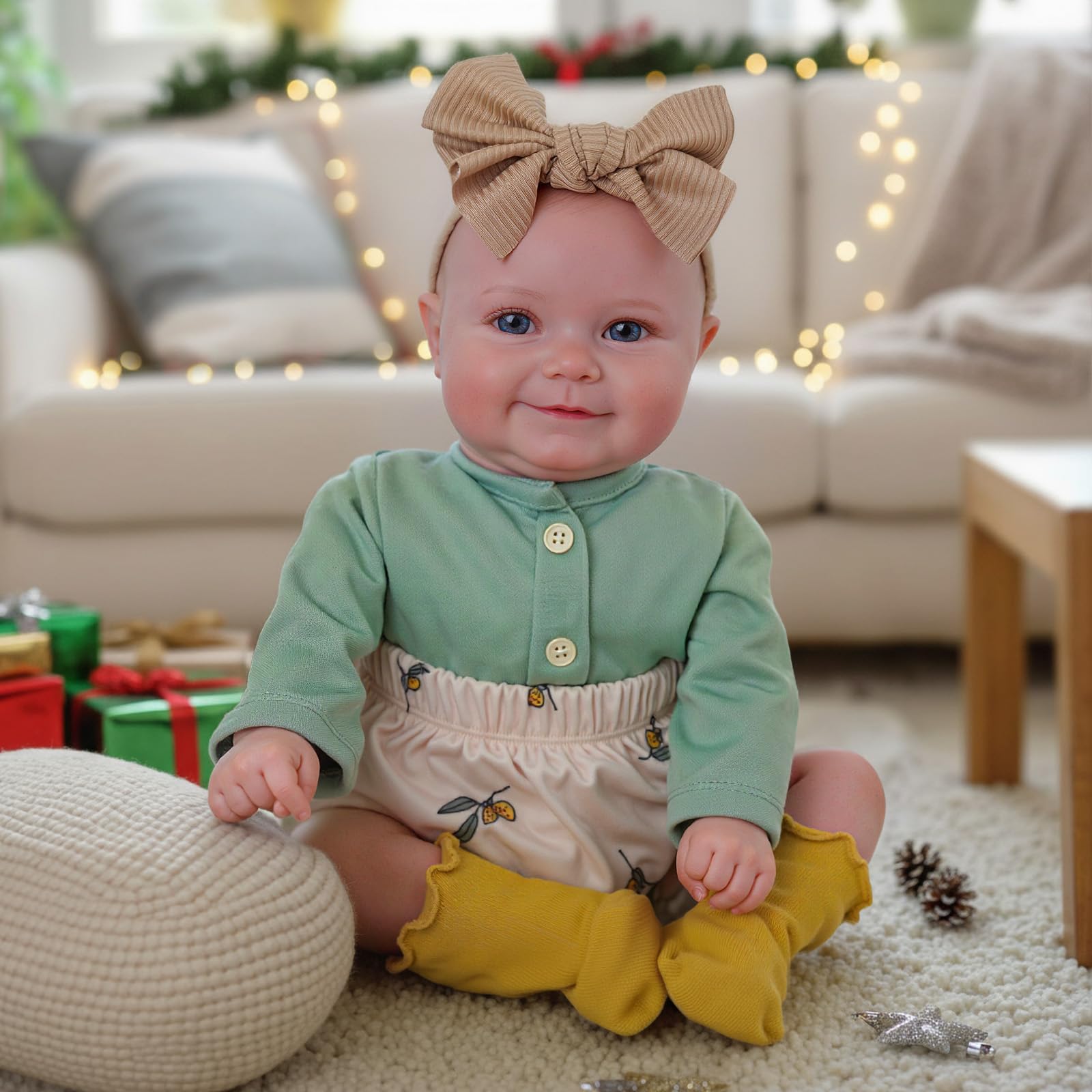 BABESIDE Reborn Baby Dolls, 20Inch Cute Soft Vinyl Realistic-Newborn Baby Doll Poseable Real Life Lifelike Baby Dolls w/Doll Accessories for 3+ Year Old Girls