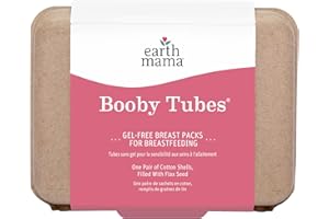 Earth Mama Booby Tubes | Hot and Cold Nursing Packs for Breastfeeding, 1 Set