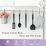 FRENESSA Aluminium Extendable Curtain Rod 105-190cm 1.6cm Diameter view 3