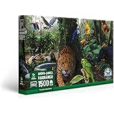 Floresta Amazônica - Quebra-cabeça - 1500 peças Panorâmico - Toyster Brinquedos