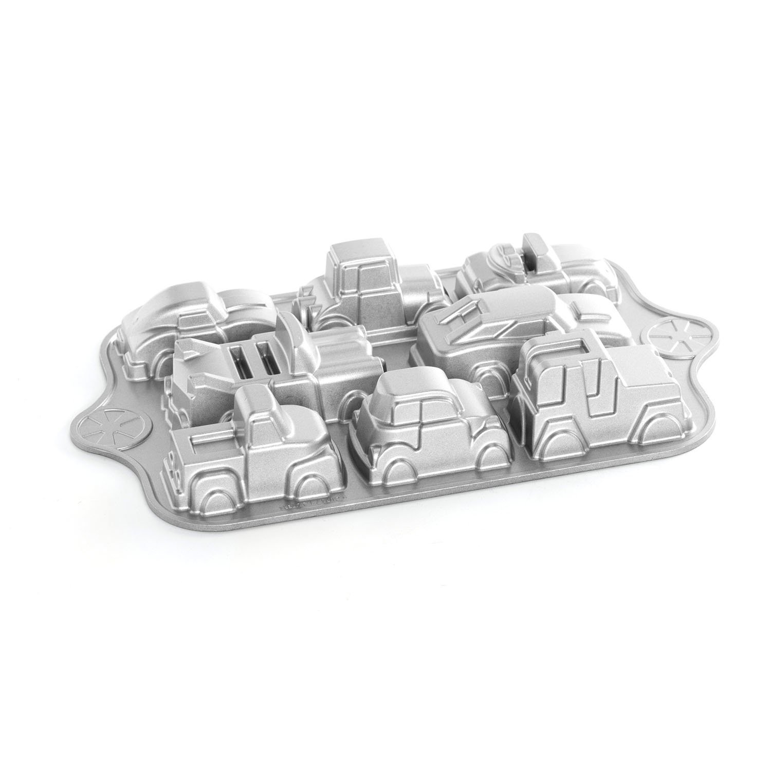 Nordic Ware Sweet Rides Classic Car Cast Aluminium Non Stick Bundt Baking Pan 5 Cup - Silver