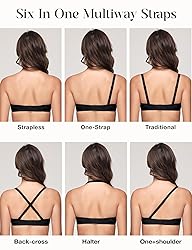Wingslove Women's Strapless Full Figure Bra