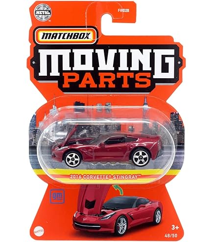Amazon.com: Matchbox 2016 Corvette Stingray, 1:64 Scale, Blue