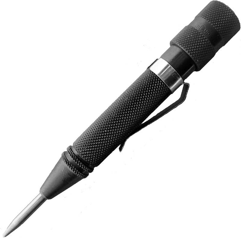 Eclipse 65-171R Automatic Centre Punch Black White One Handed Carbon Steel