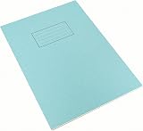 Silvine EX114 Plain Exercise Book Blue Pack of 10 A4 80 Pages view 3