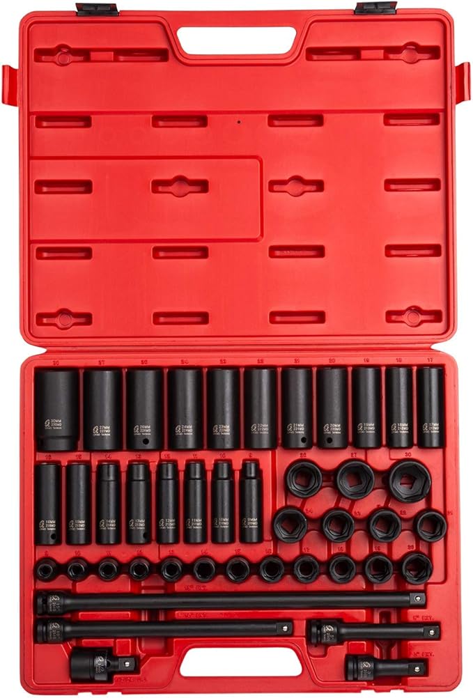 1 2 drive impact socket organizer