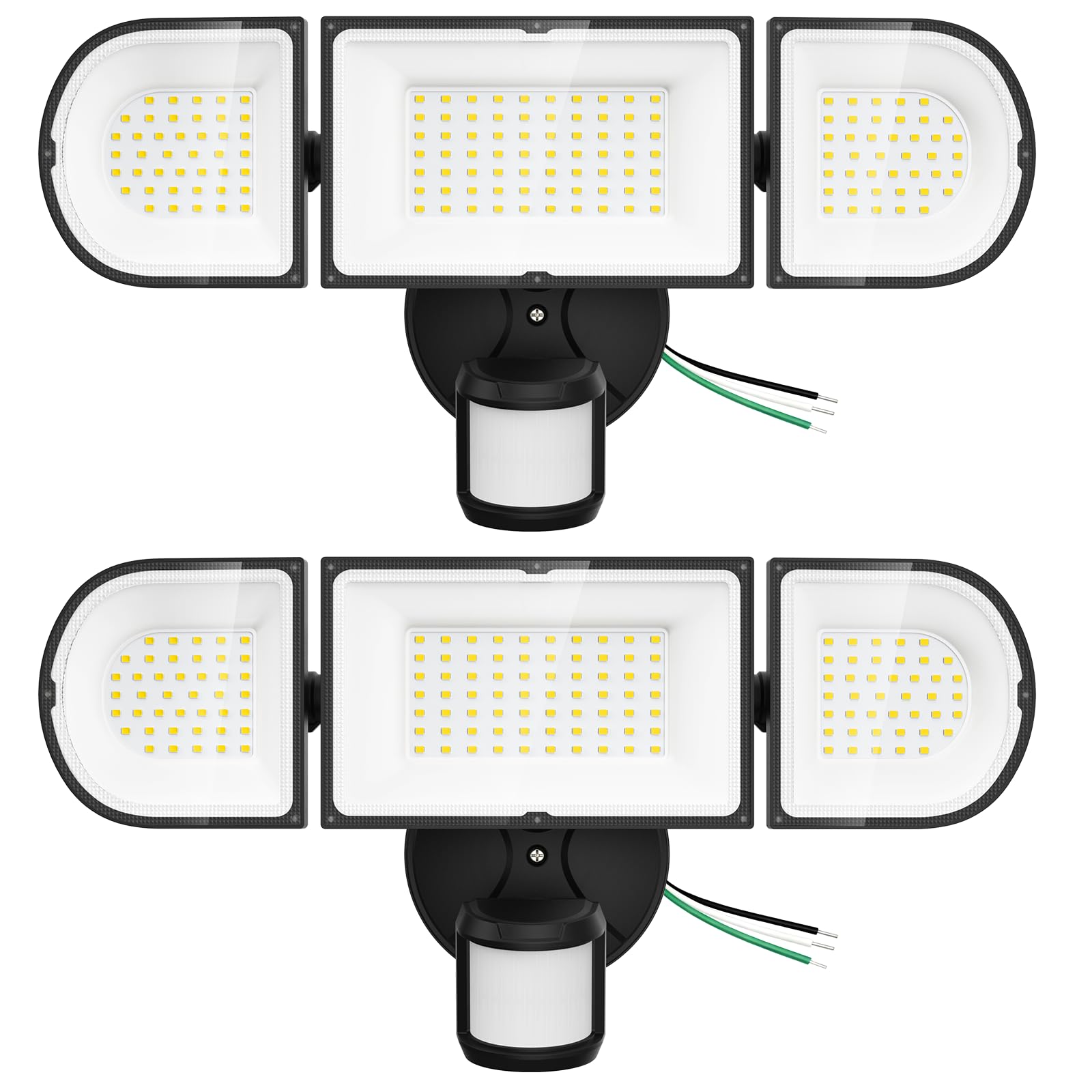 Photo 1 of 150W Motion Sensor Lights Outdoor for Outside, 15000LM LED Flood Lights Outdoor wired Dusk to Dawn, Exterior Security Floodlight Fixture Waterproof IP65, Outdoor Lighting for House, Garage 2 Pack