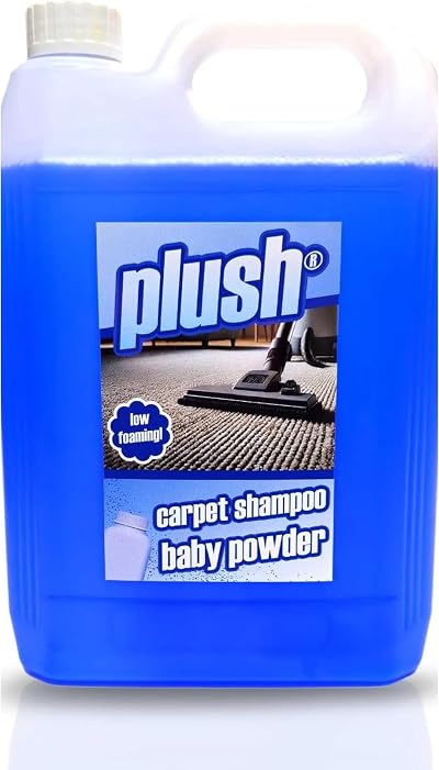 Trade Chemicals Carpet Shampoo Cleaner & Odour Deodoriser 5L Plush Baby Powder