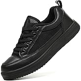 Treesky Non Slip Work Shoes for Women in Food Service - Slip Resistant, Waterproof, Comfortable & Lightweight Sneakers, Suitable for Restaurant, Kitchen & Nursing Crews