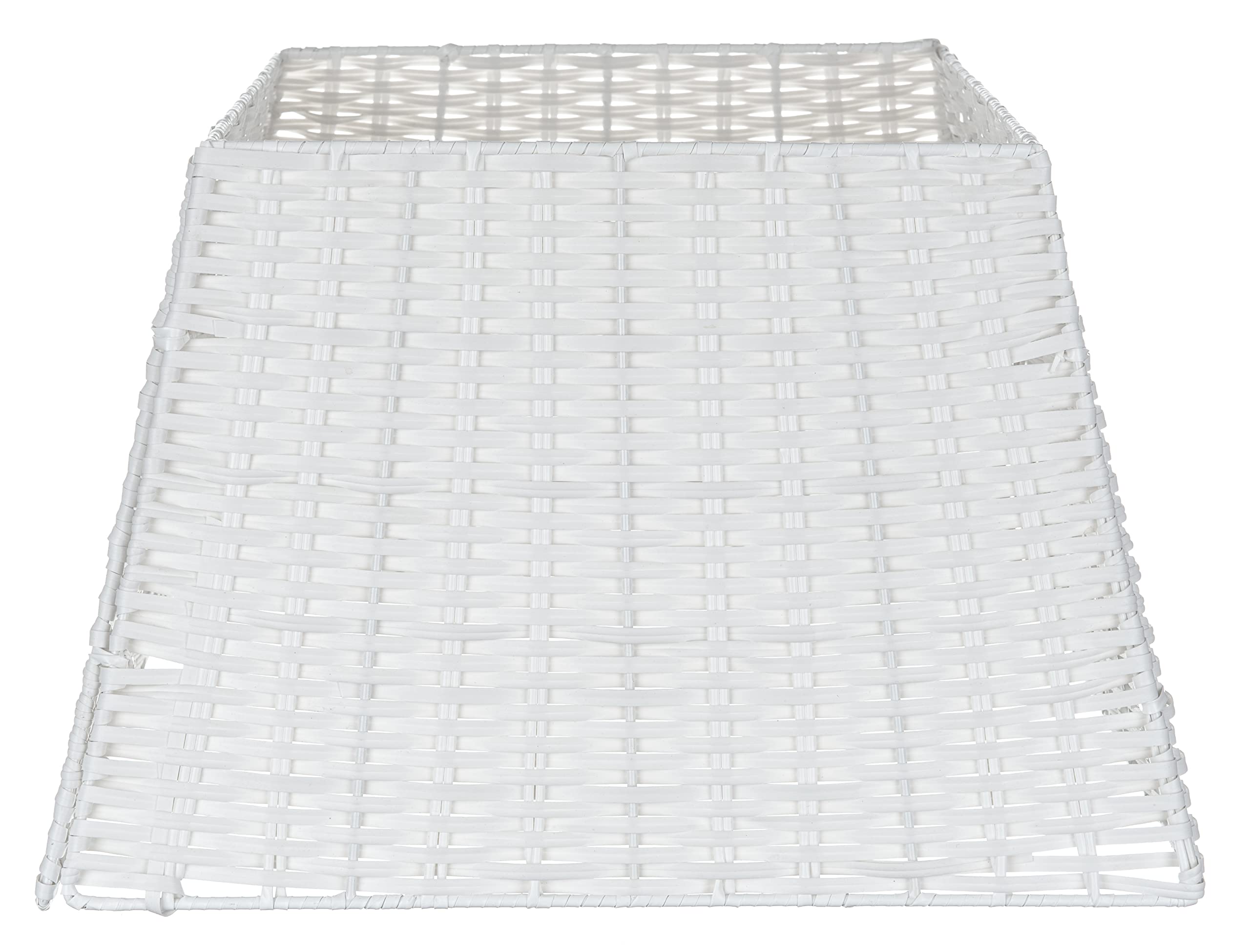 FiNeWaY Christmas Tree Wicker Skirt Willow Rattan Xmas Festive Wicker Stand Base Basket Cover Perfect for Indoor Use Tidy Decor Folds For Easy Storage (White)