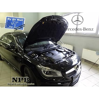 For Mercedes Benz Cla C117 2013 2019 New Installation Kit Hood Damper No Drilling