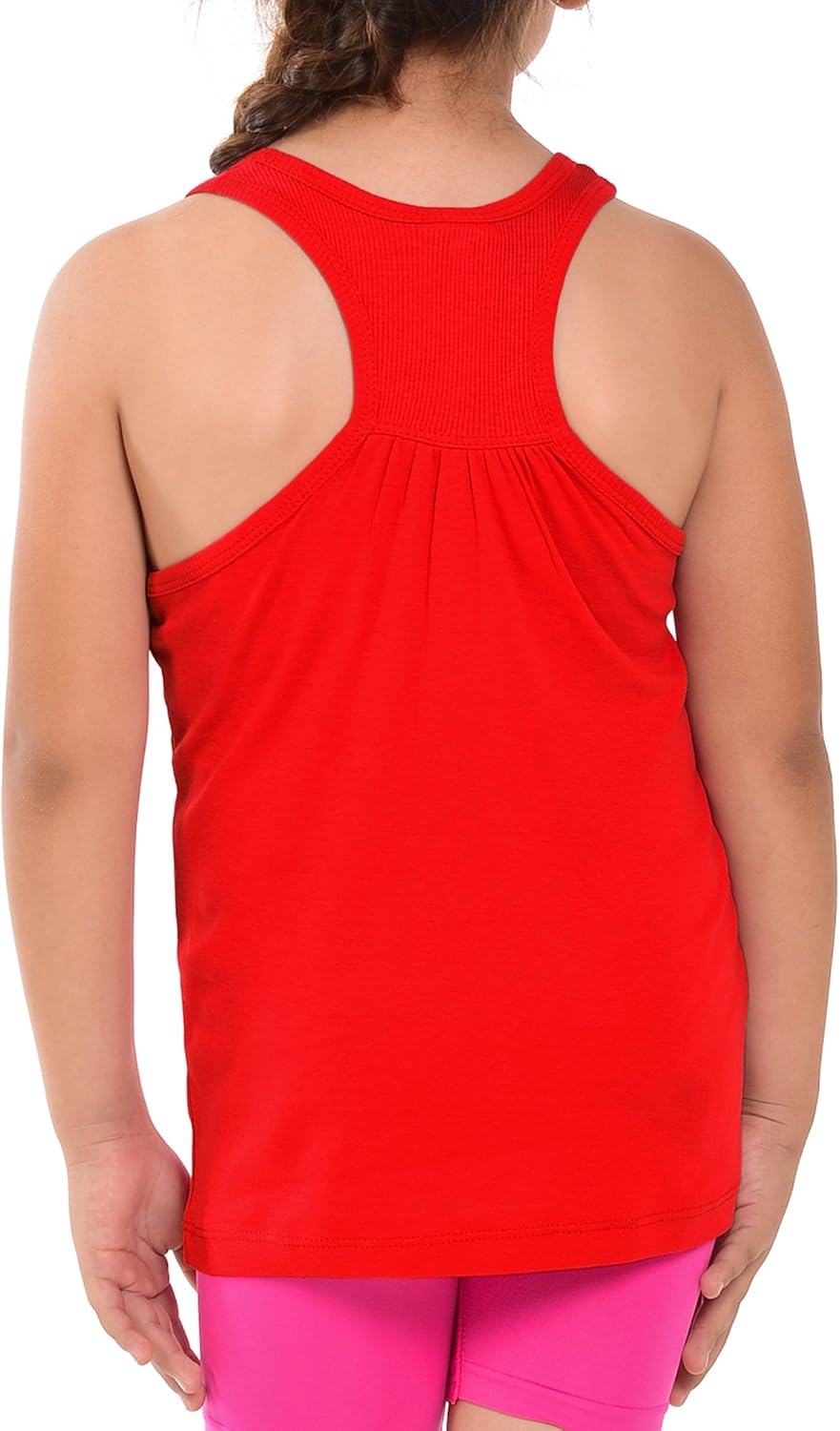 FRESH TEE Girls' Racer Back Tank Top Tunic: Clothing