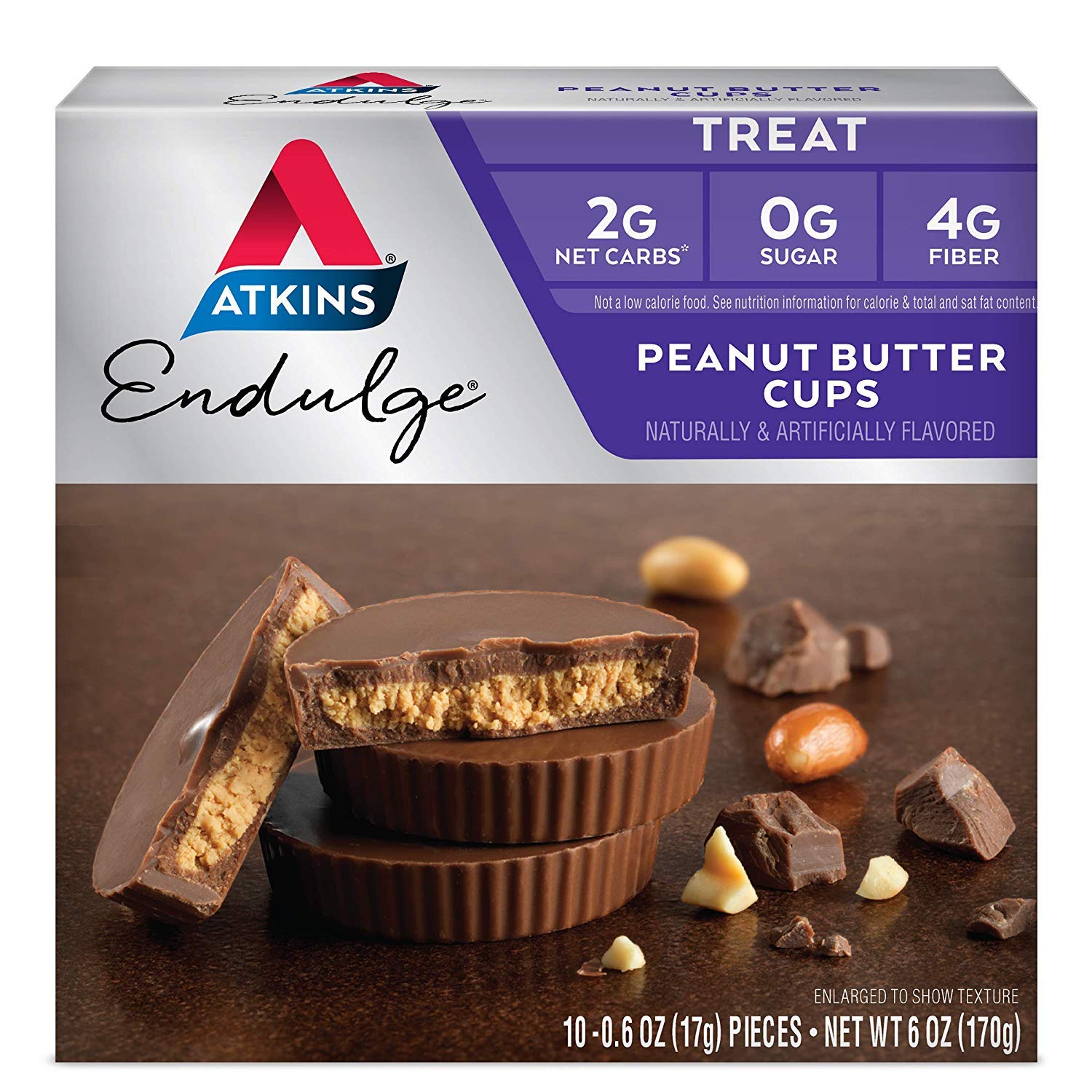Atkins Endulge Peanut Butter Cups Pack, Keto Friendly 10 ct