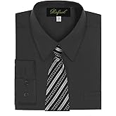 Rafael Boy's Dress Shirt & Tie