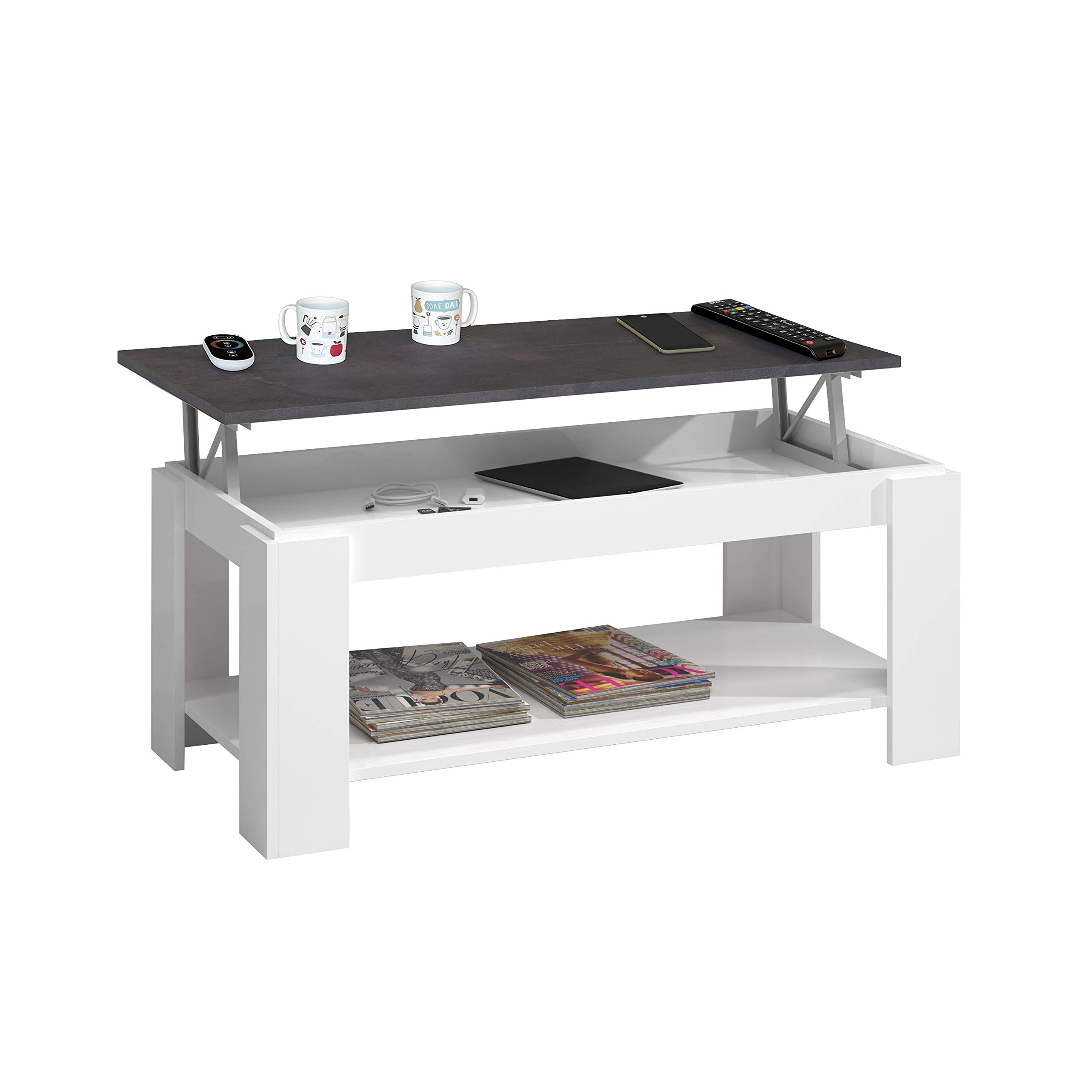 Mesa-Centro-con-revistero-Mesa-elevable-mesita-Mueble-Salon-Comedor-Acabado-en-Blanco-Artik-y-Oxido-Medidas-102-cm