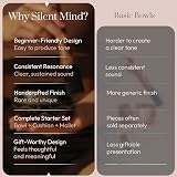 Silent Mind Tibetan Singing Bowl Set with Cushion Mallet Beginner Friendly view 7