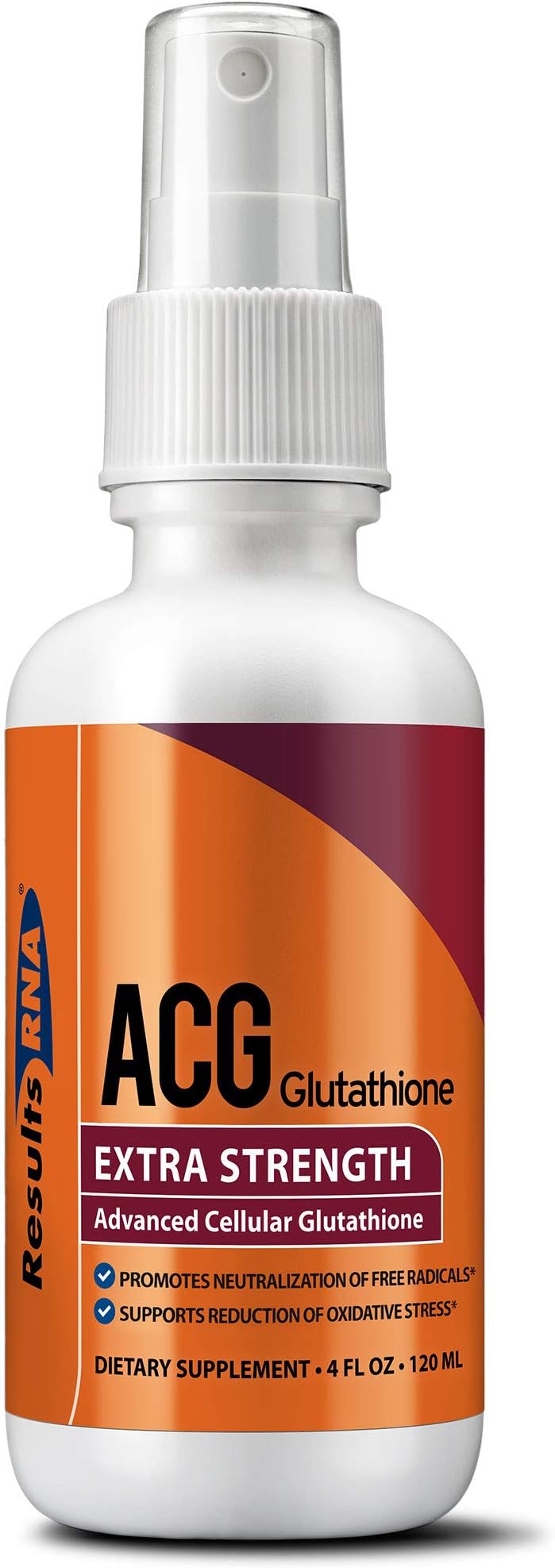 Results RNA ACG Glutathione Extra Strength 4 | Ultimate Source Of Antioxidant - Minimize Stress, Optimizing Health and Athletic Performance - 4 Ounce