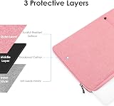 ProElife 13-Inch Laptop Sleeve Case for MacBook Air 13.6 in Pink Canvas view 3