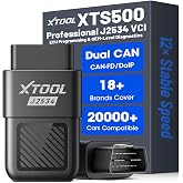 XTOOL XTS500 J2534 VCI Reprogramming Tool-ECU Programming for Toyota/Ford | Mini VCI J2534 Pass Thru Device OBD2 Adapter Compatible OE Software for Ford/GM/BMW/VW/Honda DoIP ECU/BCM Programmer OEM Tool