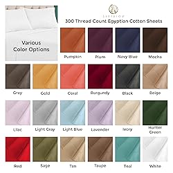 Superior 300 Thread Count Combed Cotton, 3-Piece