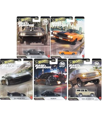 Amazon.com: Hot Wheels Fast & Furious Die-Cast Cars Collection, 5