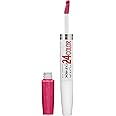 Maybelline Super Stay 24, 2-Step Liquid Lipstick Makeup, Long Lasting Highly Pigmented Color with Moisturizing Balm, 24/7 Fuchsia, Pink, 1 Count