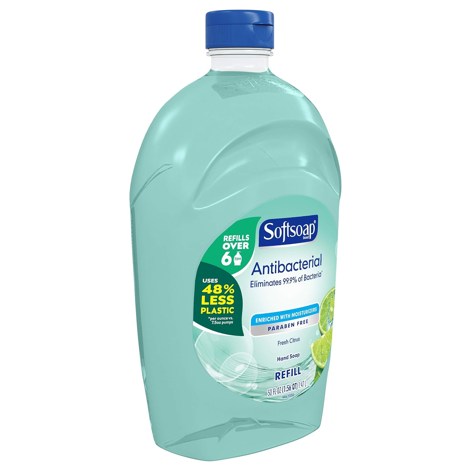 Softsoap - US05266A SOFTSOAP Antibacterial Liquid Hand Soap Refill, Fresh Citrus, 50 Ounce Bottle, Bathroom Soap, Bulk Soap, Moisturizing Antibacterial Hand Soap (Pack of 6): Industrial & Scientific