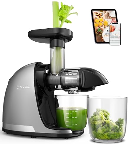 Amazon.com: Juicer Machines - AMZCHEF Cold Press Masticating