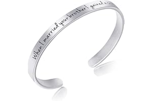 Awegift Inspirational Encouragement Motivational Bracelets for Women Engraved Jewelry Birthday Christmas Gift for Her Teen Girls