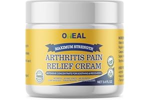 OHEAL Arthritis Pain Relief Cream: Topical Anti Inflammatory Cream for Hands, Knees, Wrists, Elbows, Joints & Muscles