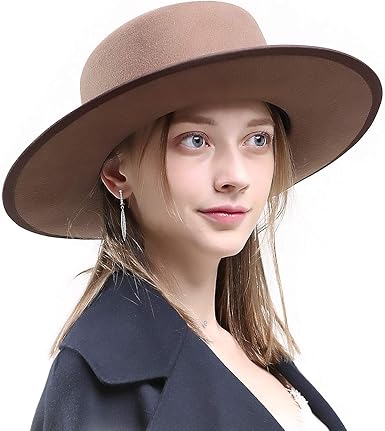 brown fedora hat womens
