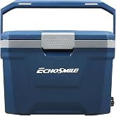 EchoSmile 20/35 Quart Insulated Cooler, Outdoor Portable Hard Shell Ice Chest