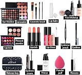 CHSEEO All-in-One Makeup Kit Gift Set Lipstick Eyeshadow Blush Concealer Brush view 2