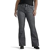 Lee Womens Plus Size Legendary Mid Rise Flare Jean