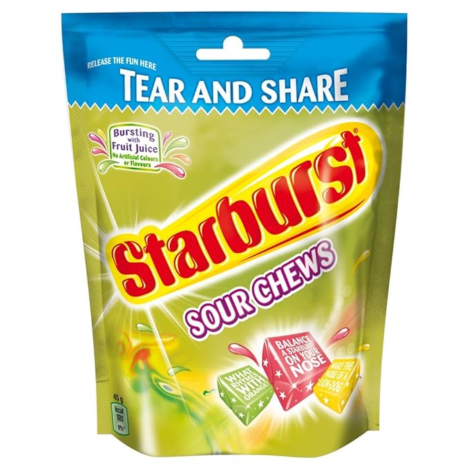 Starburst Chews Sour, 170g Amazon.in Grocery & Gourmet Foods