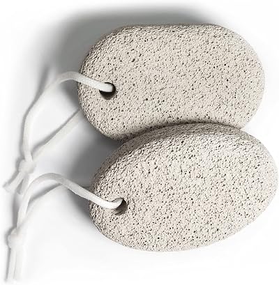 PHOGARY Natural Pumice Stone 2 Pack Lava Pedicure Foot File for Feet Hands