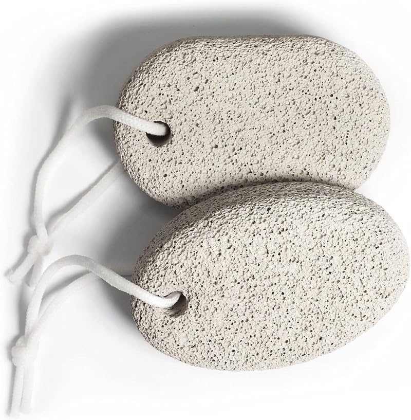 PHOGARY Natural Pumice Stone 2 Pack Lava Pedicure Foot File for Feet Hands
