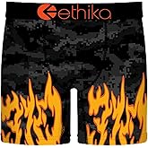 Ethika Men’s Mid Boxer Brief, 4-Way Stretch Performance Underwear - Like Bow