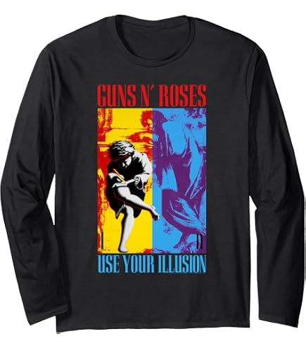 Amazon.com: Official Guns N' Roses Rose Graphic Long Sleeve T