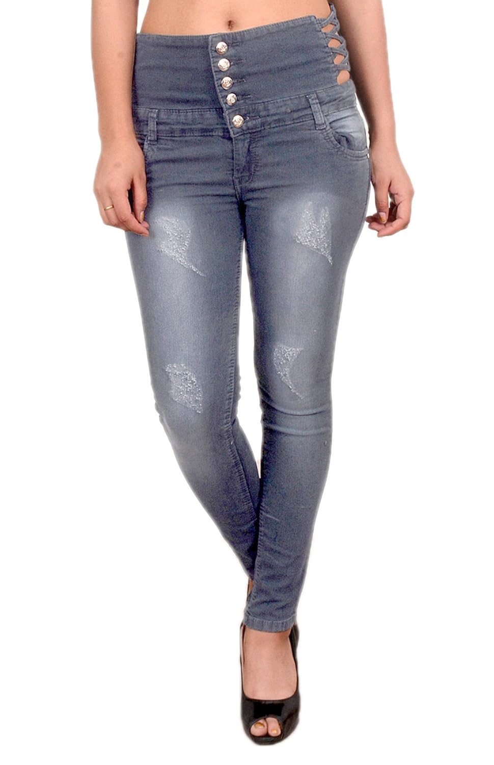 blinkin slimfit high-waist denim jeans for women (stretchable denim fabric)