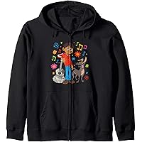 Amazon.com: Disney Pixar Coco Musical Miguel Zip Hoodie : Clothing