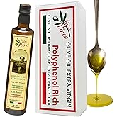 Papa Vince Olive Oil Extra Virgin - First Cold Press Family Harvest 2024/25, Polyphenol Rich, Subtle Peppery Finish, Unrefined, High in Monounsaturated Fat, No Pesticides, No GMO, Sicily, Italy