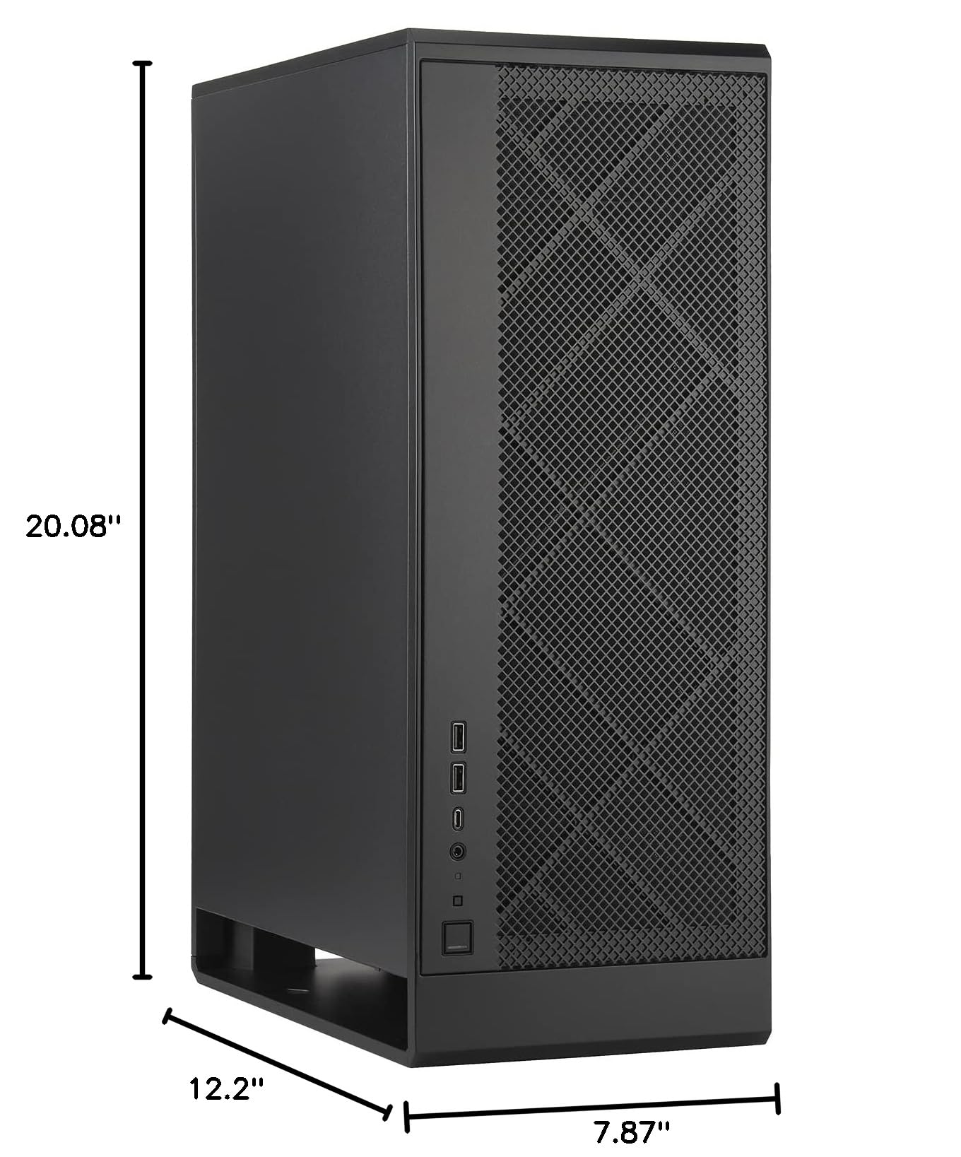 SilverStone Technology ALTA G1M Micro-ATX Super Tower Case Black, SST-ALG1MB